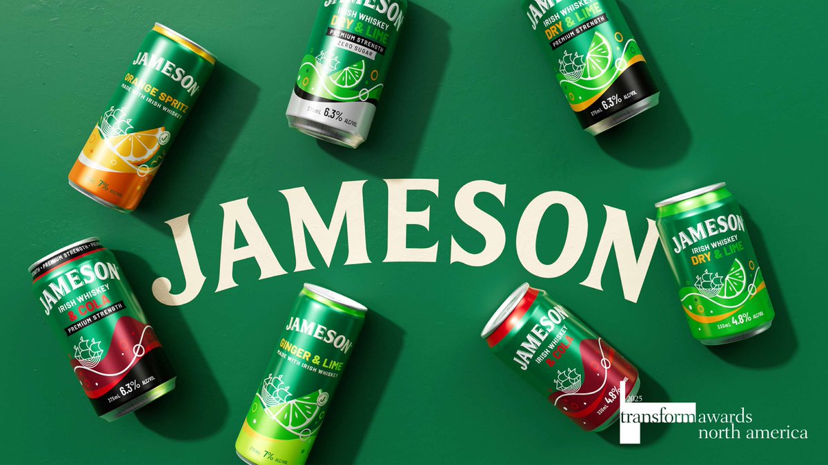 jdoglobal's tweet photo. Belief isn’t just what we create, it’s what drives us. That belief has taken JDO to the @TransformMagazine with awards for Angostura, Dove Crumbl and Jameson RTD. Here’s to bold design, strong collaborations and the power of belief. https://t.co/LiOyU7FYIB