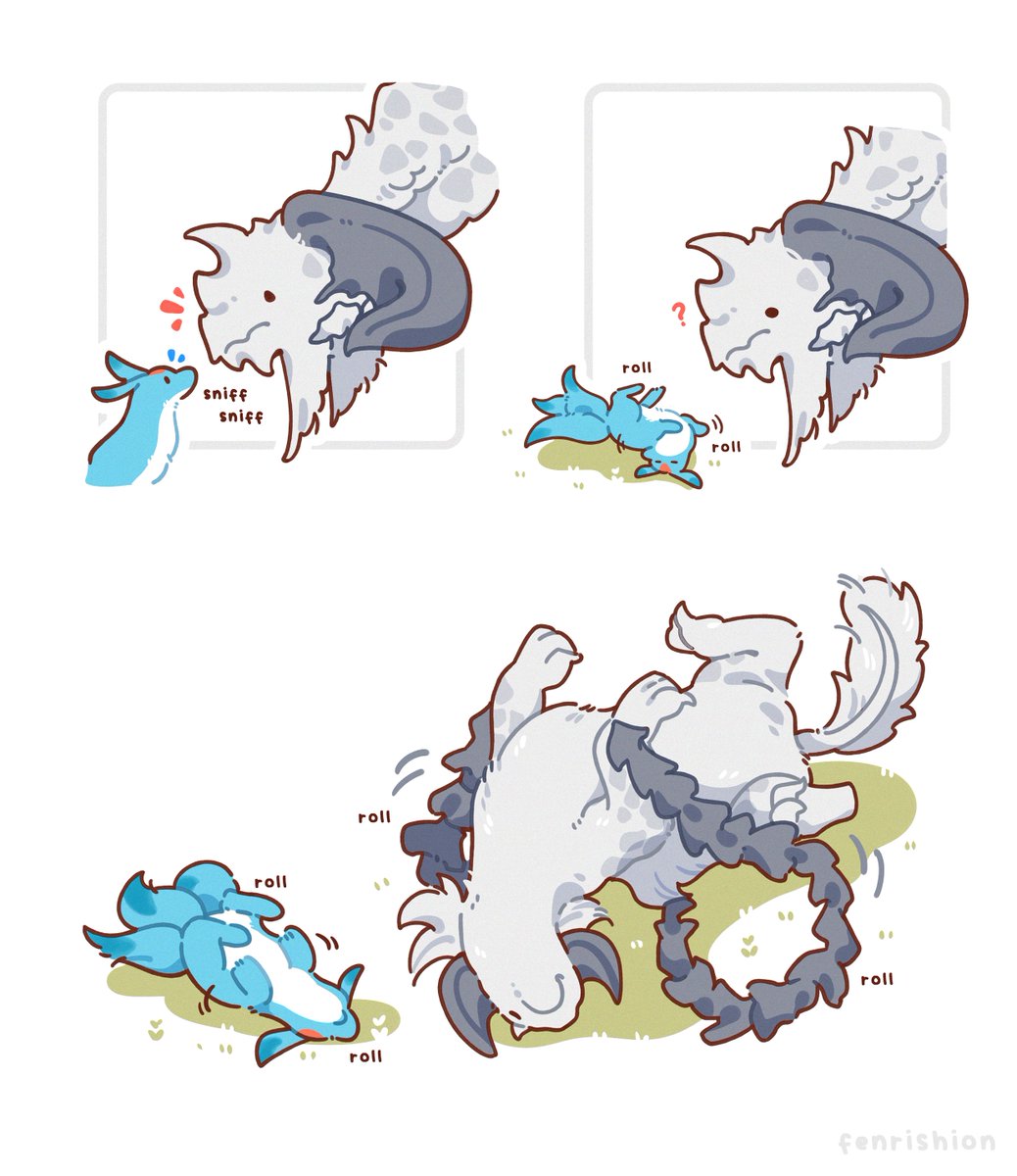 Fenrishion's tweet image. roll roll~
#ffxiv #ff14 #MHWilds #モンハンワイルズ