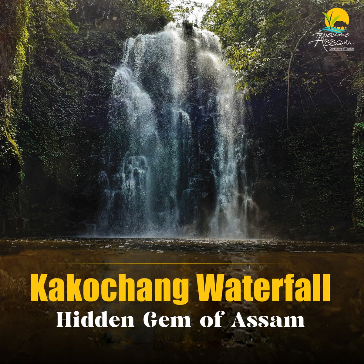 aweassam's tweet photo. Explore the beauty of nature and serenity and escape to the serene embrace of Kakochang Waterfall. Here nature whispers and time slows down. Discover one of Assam's most peaceful retreats.
#AwesomeAssam #Kakochang #KakochangWaterfall #WaterfallEscape #ExploreAssam https://t.co/av8Ugbx2R7
