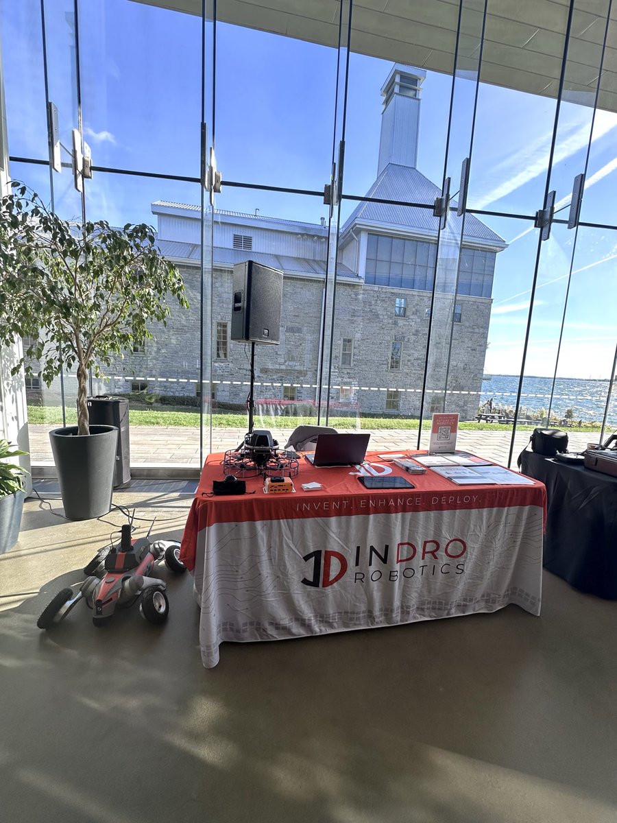 InDro_Robotics's tweet image. It’s a beautiful day to be exhibiting at RAIS 2025 at the Isabel Bader Centre for the Performing Arts!