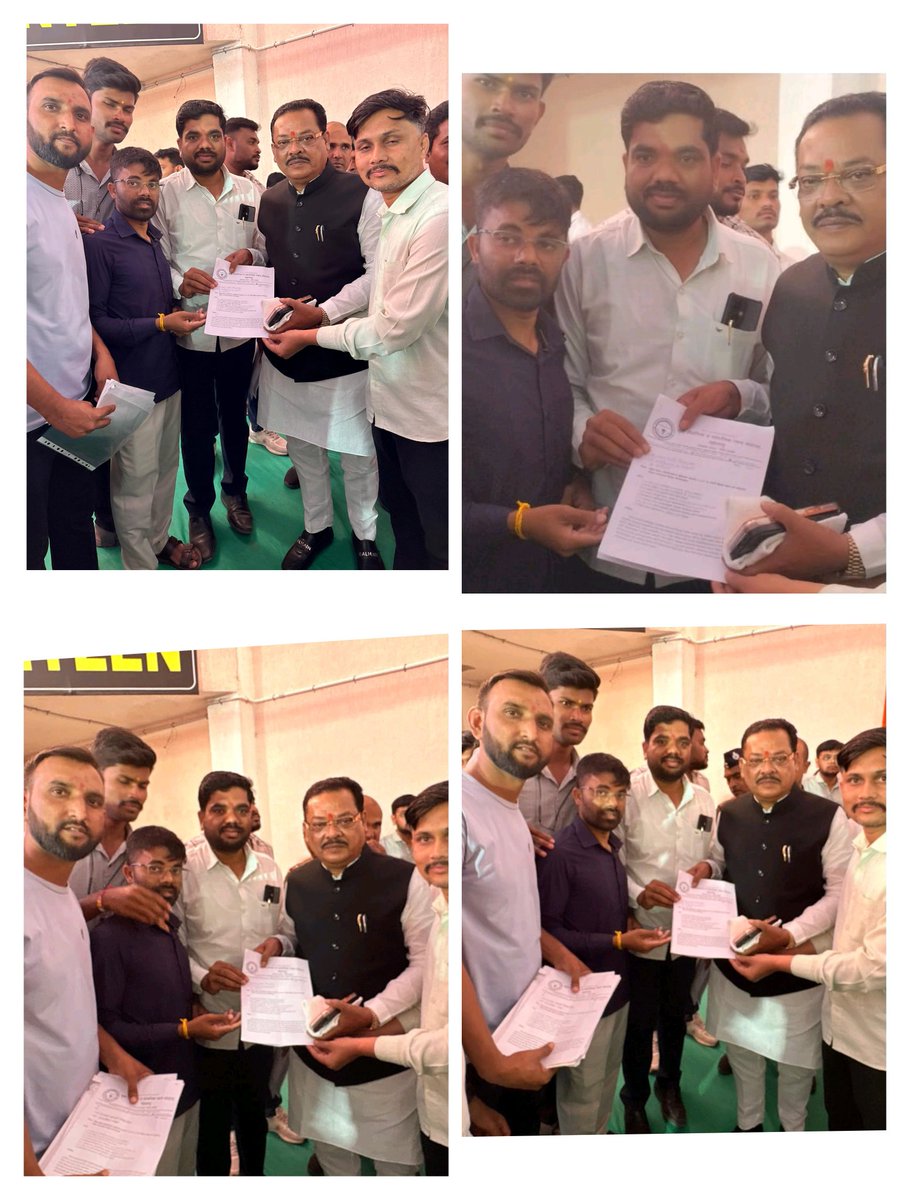 kamblesandeep12's tweet photo. "युवा शैक्षणिक व सामाजिक न्याय संघटना महाराष्ट्र" मार्फत उपमुख्यमंत्री एकनाथ शिंदे साहेब @mieknathshinde
सामाजिक न्याय मंत्री मा. संजय शिरसाठ साहेब व ग्रामविकास व पंचायतराज मंत्री मा. जयकुमार गोरे साहेब यांना शिक्षकभरती जलद मोठ्या प्रमाणात करावी, कंत्राट शिक्षकभरती रद्द करावी ,समूह शाळा योजना कायमचे बंद करण्यासाठी निवेदन देण्यात आले.
@mieknathshinde 
@Dev_Fadnavis