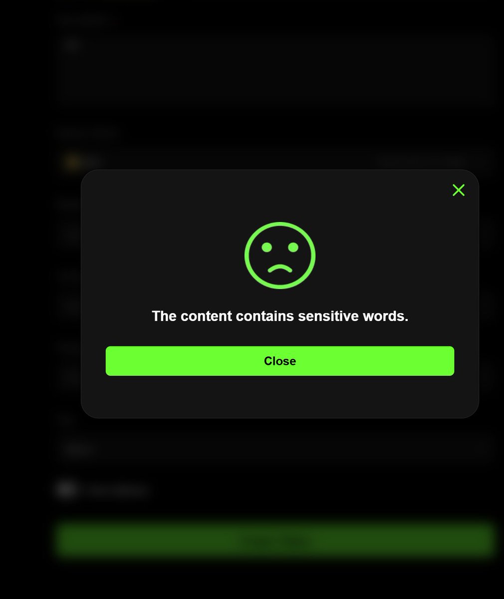 SuperGrokComic's tweet photo. @four_meme_  Your platform sucks ass!!!!
the word " JIN " is fucking sensitive?
how sensitive are u https://t.co/sDVcqcbbBi