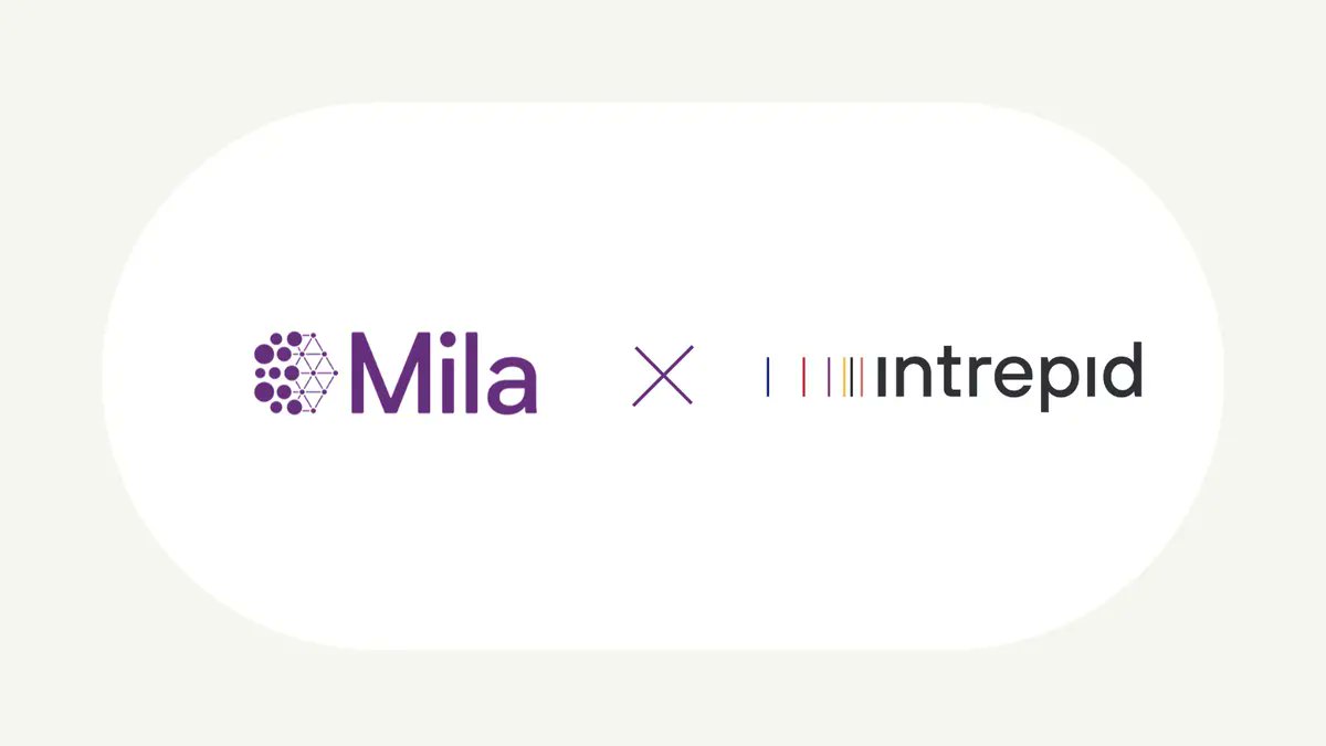 Intrepid Labs (@intrepidlabsai) on Twitter photo 🔔 We’re thrilled to share that Intrepid Labs is joining the <a href="/Mila_Quebec/">Mila - Institut québécois d'IA</a> community, one of the world’s largest hubs for AI research & innovation. Together, we will continue to push the boundaries of AI-driven drug formulation. #Mila #AI
mila.quebec/en/news/mila-p… 🔔 We’re thrilled to share that Intrepid Labs is joining the <a href="/Mila_Quebec/">Mila - Institut québécois d'IA</a> community, one of the world’s largest hubs for AI research & innovation. Together, we will continue to push the boundaries of AI-driven drug formulation. #Mila #AI
mila.quebec/en/news/mila-p…