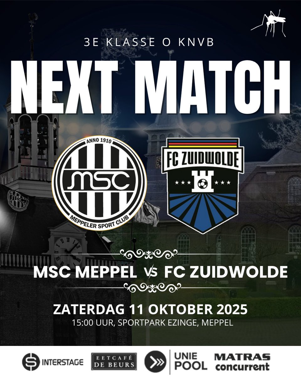 🤍🖤🤍 MSC Meppel tweet media