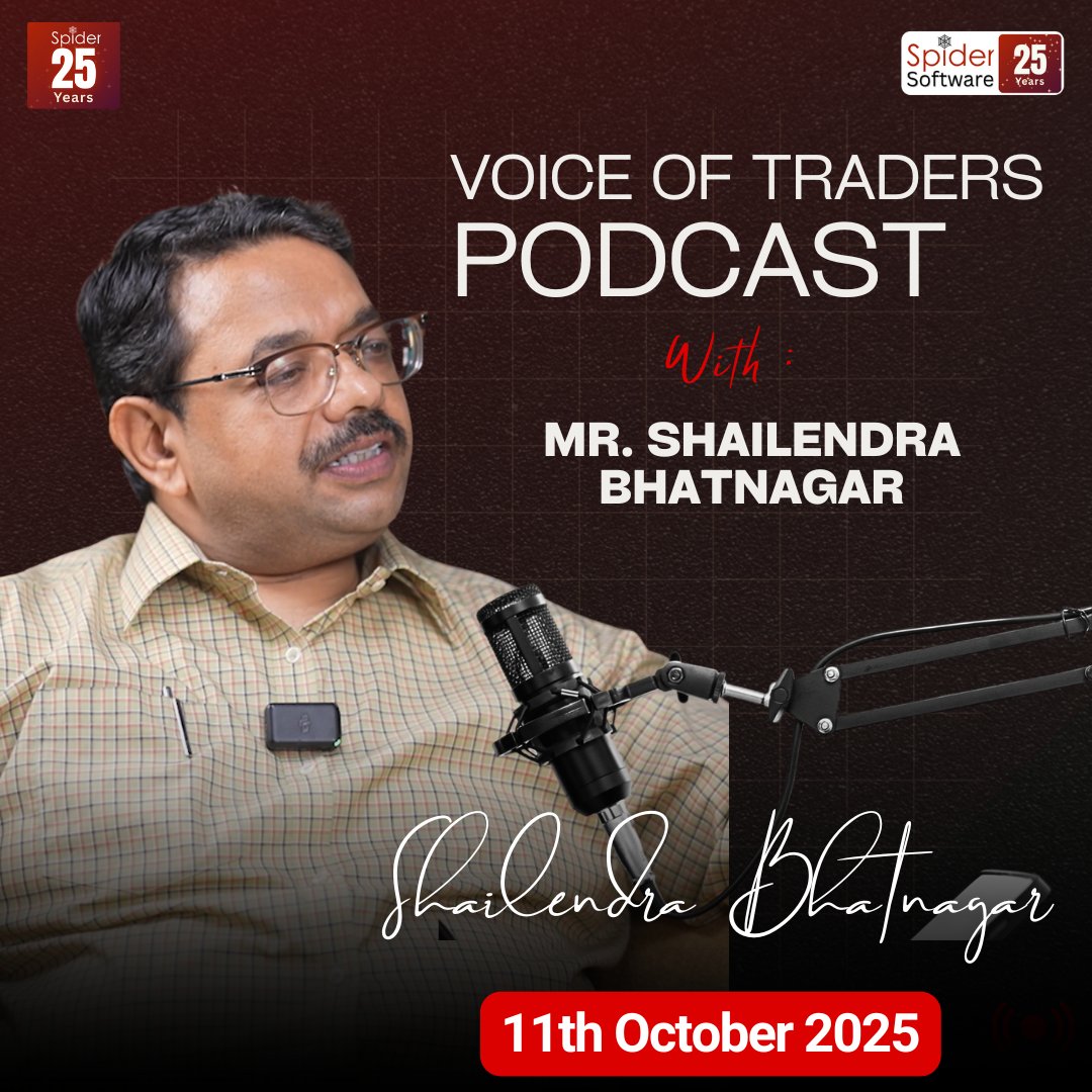 You’ve heard analysts talk charts.
You’ve seen traders talk profits.
But this one’s different.
Raw. Real. Relatable.

We’ve got Mr. Shailendra Bhatnagar — one of the sharpest market minds — dropping truth bombs on markets, mindset, and money.

The "Voice of Traders Podcast" with