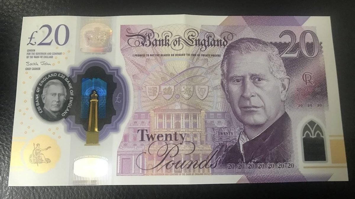 The new £10 note.