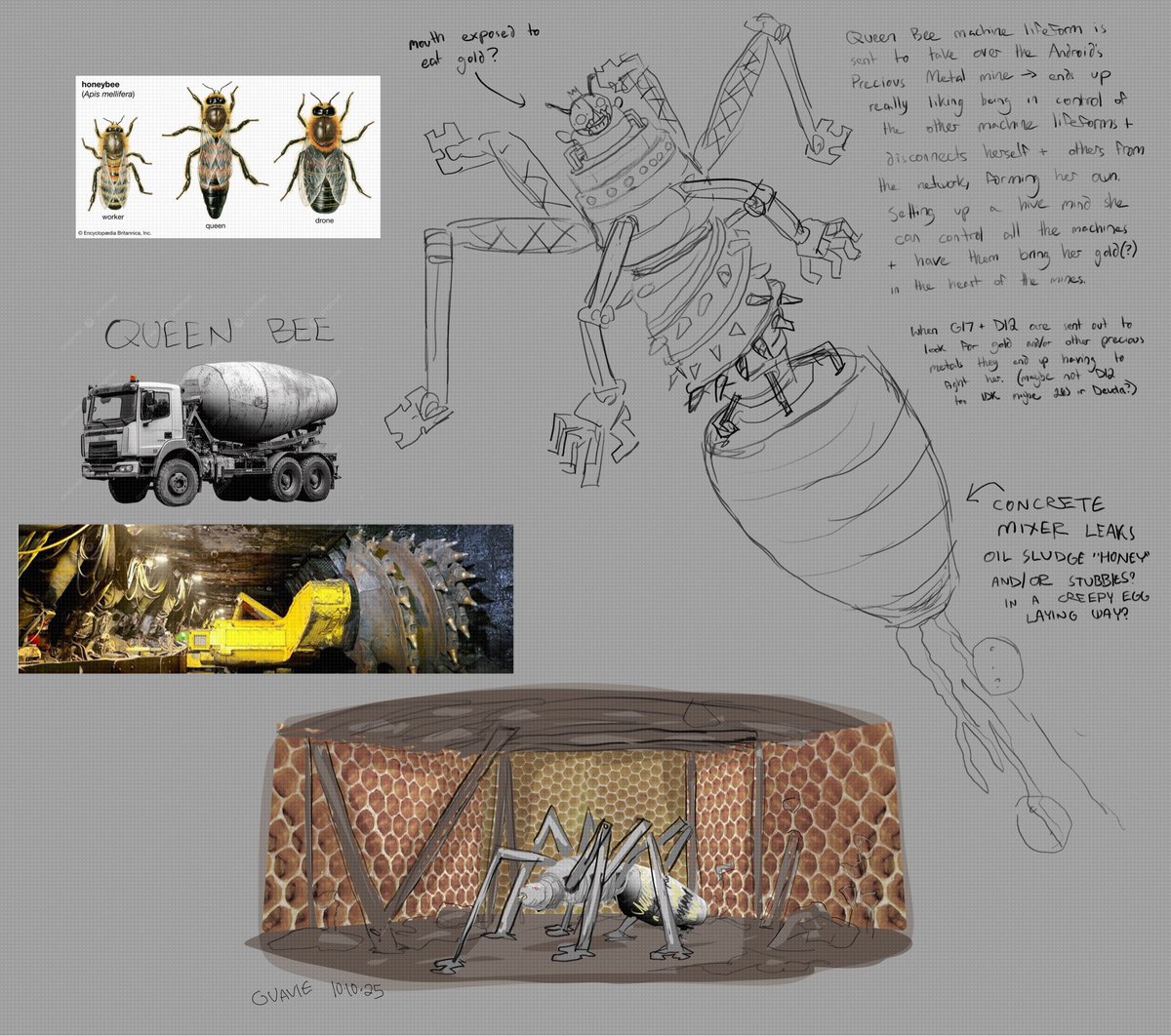 _guavie's tweet image. machine lifeforms that dress up like bees for my nier vn..... maybe.. idk i know machines like 2 imitate humans but wouldn't it be kinda cute if they dressed up like bees... 🤖🐝