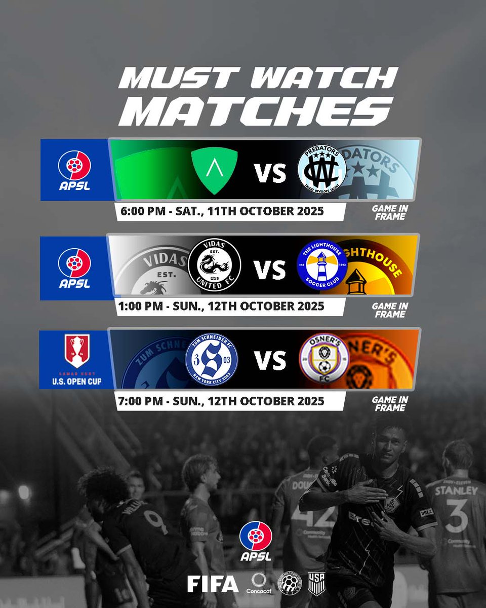 American Premier Soccer League tweet media