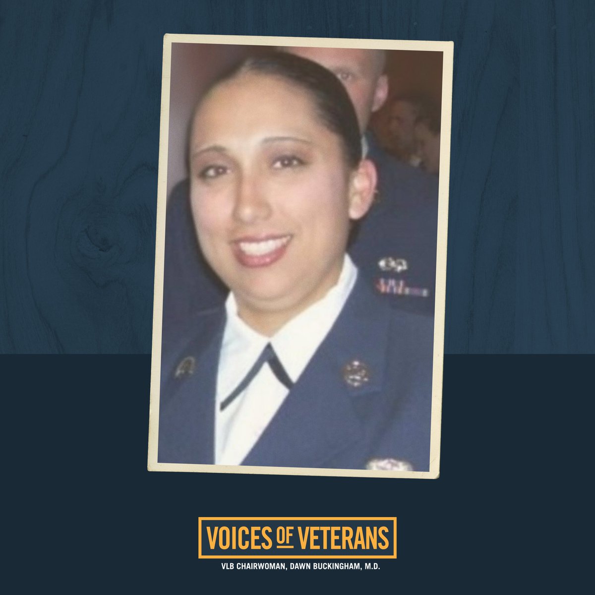 VoiceOfVeterans's tweet photo. VLB Chairwoman Dawn Buckingham, M.D., is proud to introduce the next installment of the series highlighting the VLB's @VoiceOfVeterans Program.

This week, we highlight the service of Staff Sergeant Rhonda Garza.

Listen to her story here: https://t.co/Kk4fIww3qY https://t.co/SZ16lc4vA1