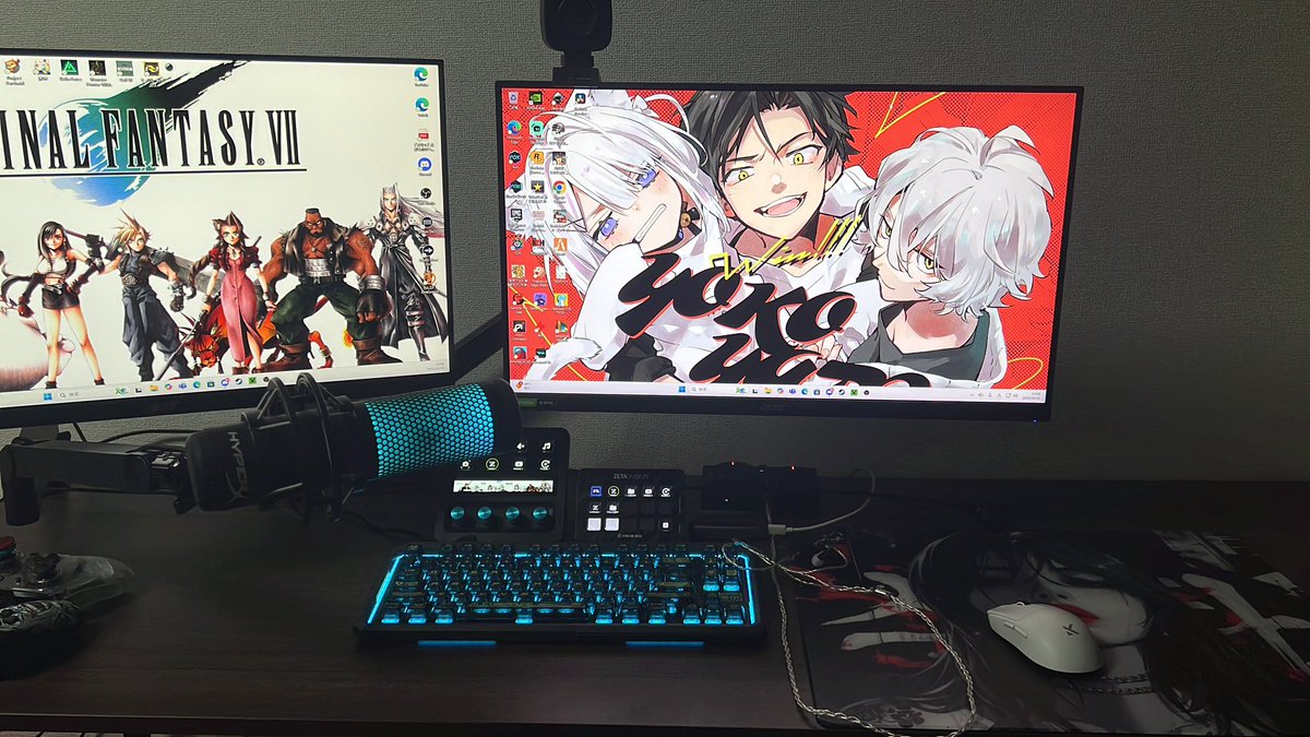 asem_yu's tweet image. 今日デスク周りを掃除しました
デスクElgato Stream Deckのアイコンも
ZETAに変更した✌️

めちゃくちゃデスク周り整いました🫶

#Elgato #Pixio
#padsmith #glasswrks
#acer