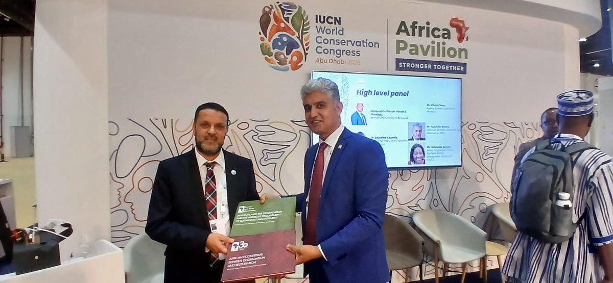 OSS_Comms's tweet image. .@OSS_Comms stands out as a key actor in #climate resilience in Africa, turning the continent’s vulnerabilities into drivers of #sustainable action through #science, cooperation, and #climate_finance.
#IUCNcongress 
oss-online.org/en/OSS.IUCN2025