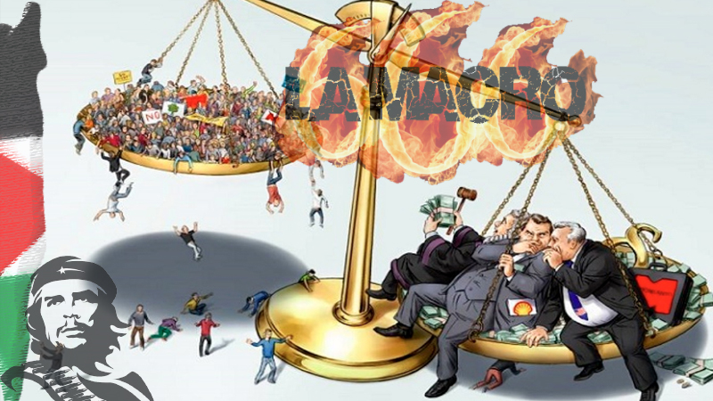 La MACRO:  el nombre de la bestia
Por <a href="/ALFREDOGRANDE/">ALFREDO GRANDE</a> 
Antes, los planes de ajuste no cerraban sin represión. Hoy no cierran sin genocidio. El código penal se archiva.  La planificación es cruel y la MACRO es crueldad.
 pelotadetrapo.org.ar/la-macro-el-no…