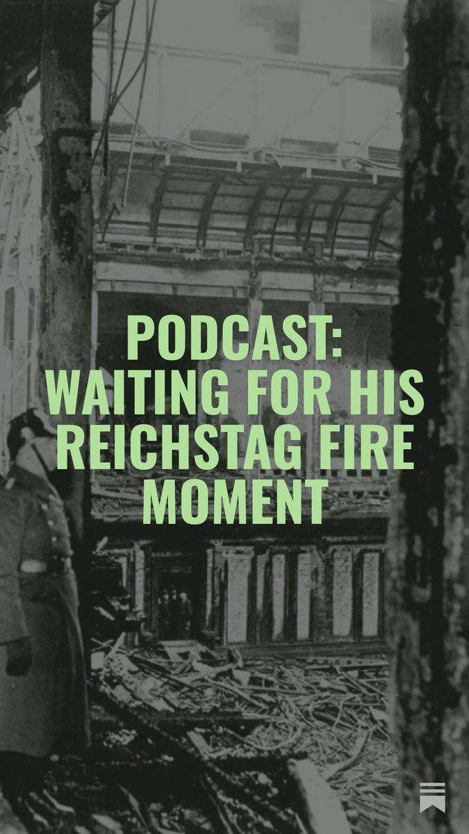 GeraldFarinas's tweet image. Trump and Miller are looking for their #ReichstagFire moment—an opportunity to declare a national emergency and fully enter into pure authoritarianism

#nokings #handsoffchicago #pritzkerforpresident #jbpritzker

Read or listen to this warning: open.substack.com/pub/gerfarinas…
