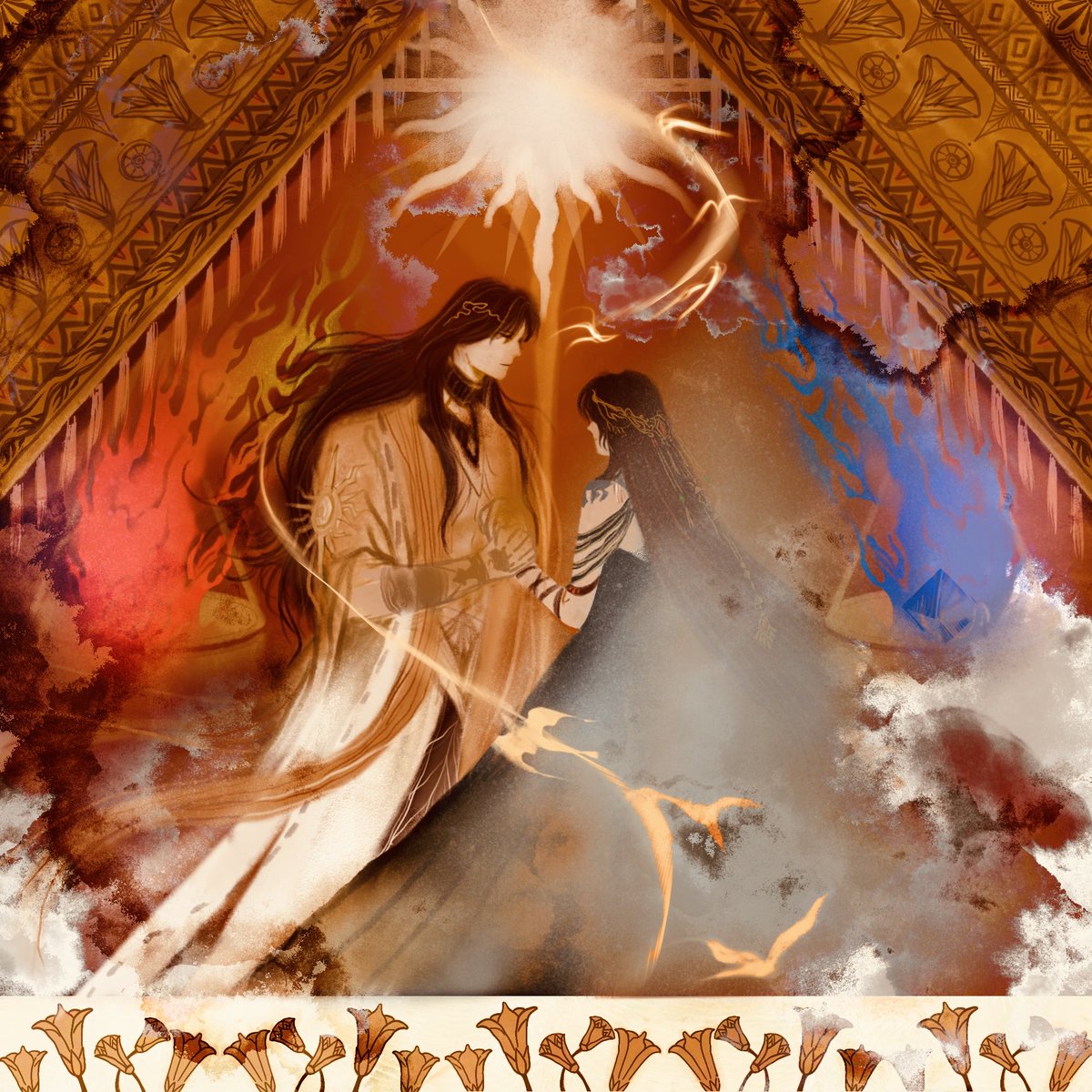 #恋と深空　#終焉の神イラスト