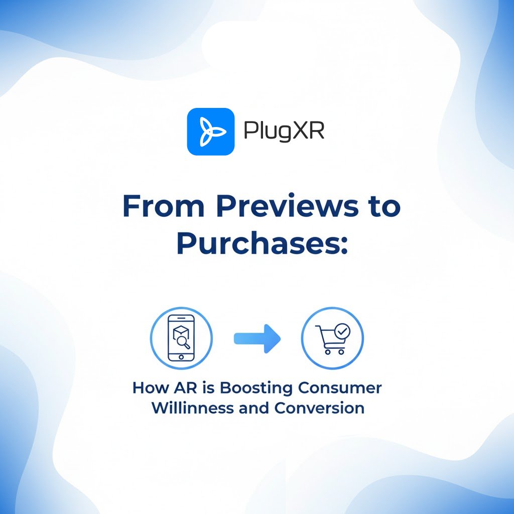 PlugXR's tweet image. AR is reshaping online shopping.

With @PlugXR WebAR, customers can see it before they buy it — right in their space.

✅ Real-time product previews
✅ Higher confidence &amp;amp; conversions
✅ No apps. Just scan &amp;amp; experience.

plugxr.com
#PlugXR  #ecommercedevelopment