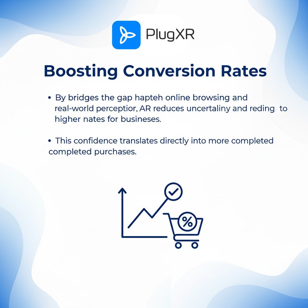 PlugXR's tweet image. AR is reshaping online shopping.

With @PlugXR WebAR, customers can see it before they buy it — right in their space.

✅ Real-time product previews
✅ Higher confidence &amp;amp; conversions
✅ No apps. Just scan &amp;amp; experience.

plugxr.com
#PlugXR  #ecommercedevelopment