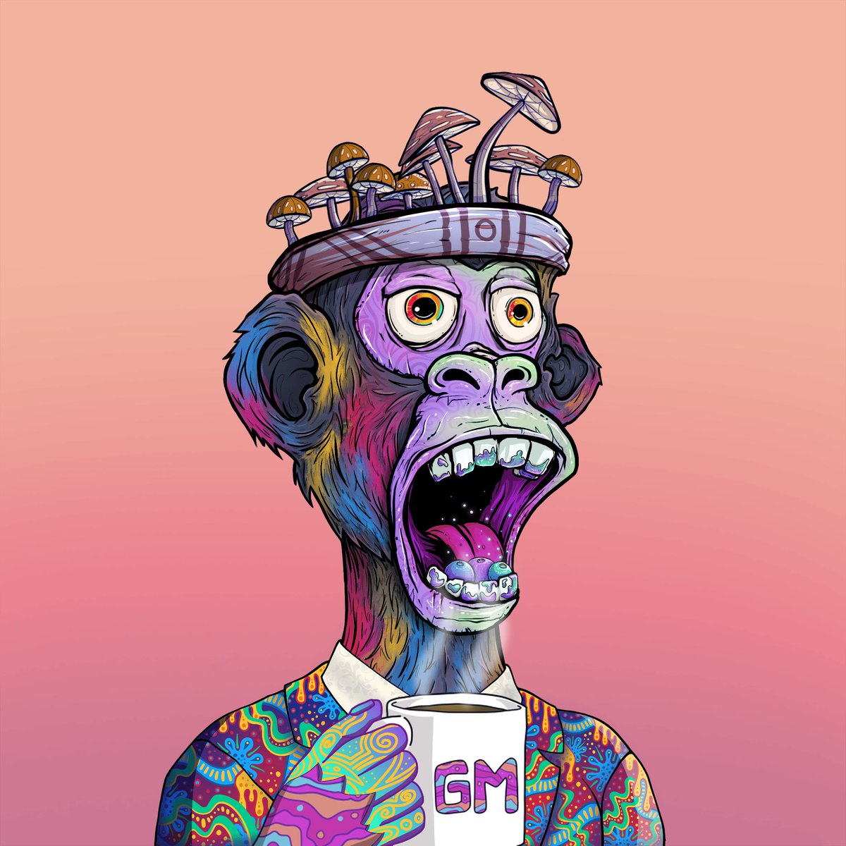 GM I want to shout out to <a href="/TrippinApeNFT/">Trippin’ Ape Tribe</a>  for having what is still some of the best art on Solana. Excited for what's coming