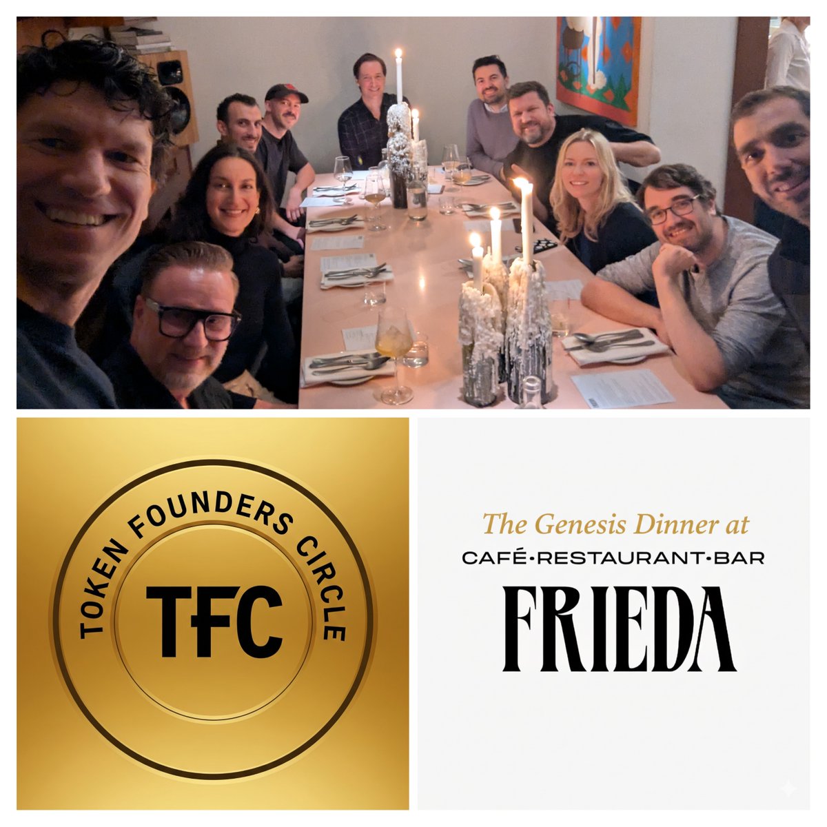 The Token Founders Circle is officially live! 🪙

Our genesis dinner last night in Berlin was absolute 🔥

11 builders, zero fluff, pure alpha on TGE &amp; launch strategy.

Massive thanks to <a href="/SuperteamDE/">Superteam Germany</a> &amp; <a href="/Bitbond/">TokenTool by Bitbond</a> for making it happen 🤝

If you’re a founder actively working on a