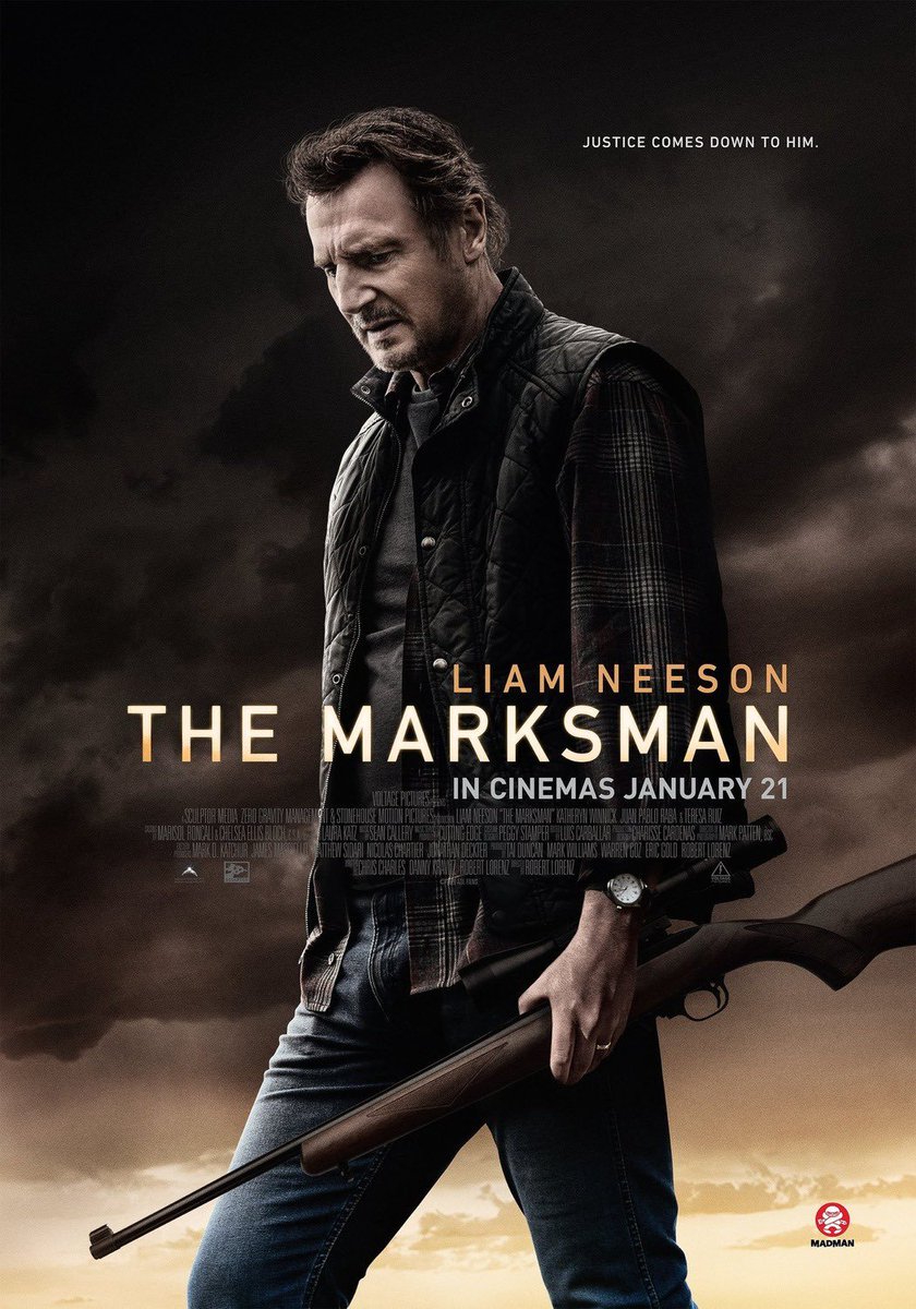 JJ9fl's tweet photo. اللى ماشاف هالفلم The Marksman يخليه فلم السهره https://t.co/mudISdxAFA