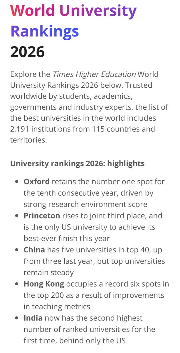 MathiasSsemanda's tweet image. THE, Hong Kong is China. There is nothing extraordinary Hong Kong can do without the Mainland’s permission. Even in Higher Education and Research. This is therefore a collective win by China. Chinese universities are rising in rankings, displacing many in Africa, Asia &amp;amp; Europe.