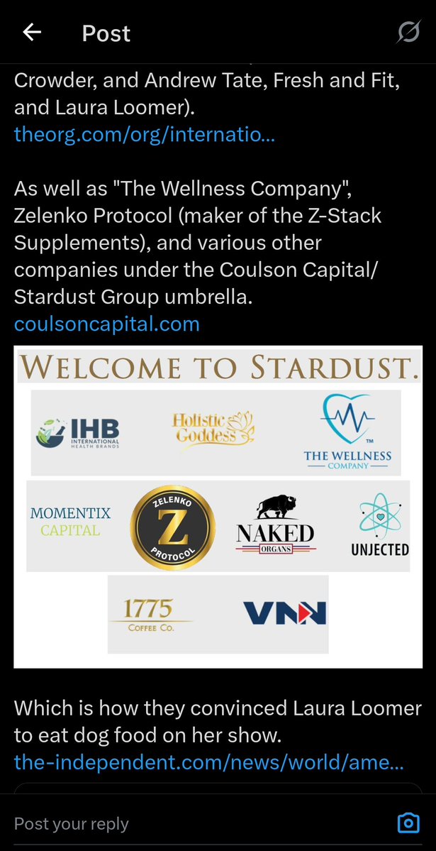 7SEES_'s tweet image. Correction on the Horowitz connection, I passed over some previous research and mixed them up on account of the exact same name. 

Daniel Horowitz belongs to Blaze Media: