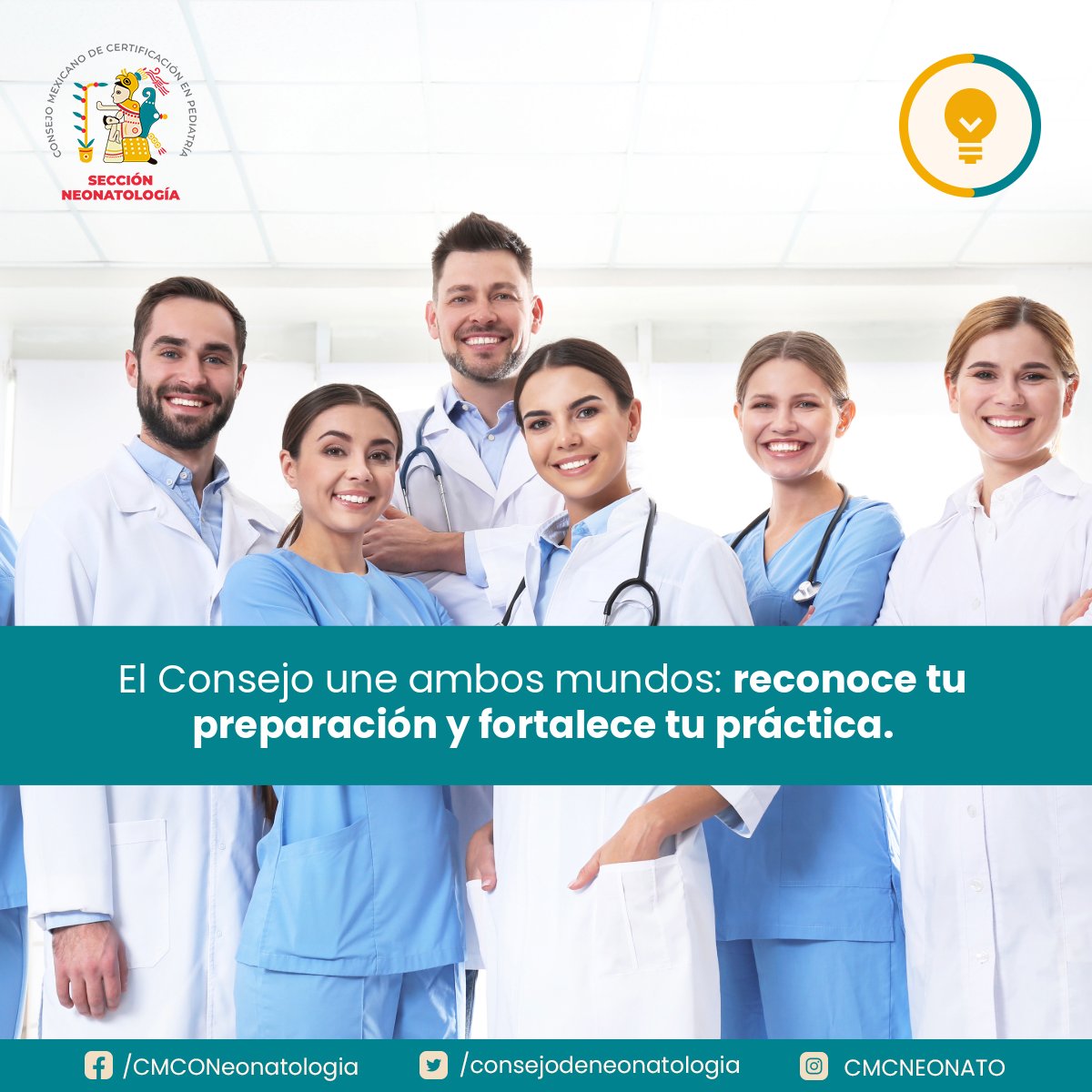 El conocimiento sin validación se vuelve frágil. La validación sin práctica se queda incompleta.
El Consejo Mexicano de Certificación en Pediatría Sección Neonatología une ambos mundos: reconoce tu preparación y fortalece tu práctica.