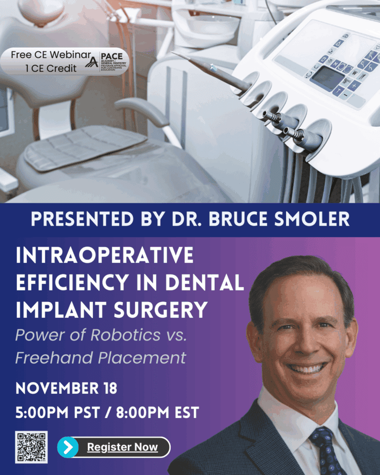 Click inside to register now for our upcoming FREE CE WEBINAR. It's focused on robotics in dental implant surgery and it's going to be fascinating. 

November 18 at 8 PM (EST).

us02web.zoom.us/webinar/regist…