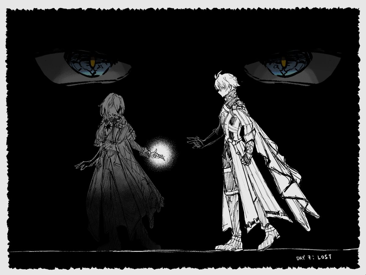 #phainaxatober2025 day 7: lost (IM SO LATE)

once, your ██████ could still guide you through the dark.