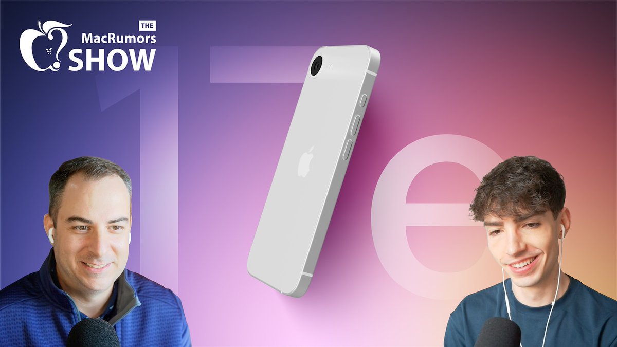 MacRumors's tweet image. The @MacRumorsShow: iPhone 17e, Low-Cost MacBook, and iPad 12 Rumors macrumors.com/2025/10/10/the…