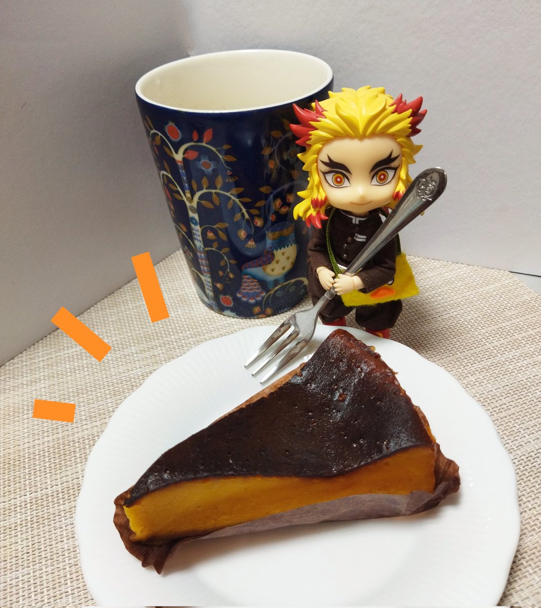 🎃のバスク🧀ケーキなんですって🌸😋🌸
☕飲みに来たのに、思わずﾃｲｸｱｳﾄしてしまいました🌸😆🌸
ﾁｶﾝにあって、手が震える位情緒がおかしくなってたのですが、帰宅して🔥さんとﾃｨｰﾀｲﾑしてたら回復した✨
🔥さんて万能薬だったのね🌸☺️🌸