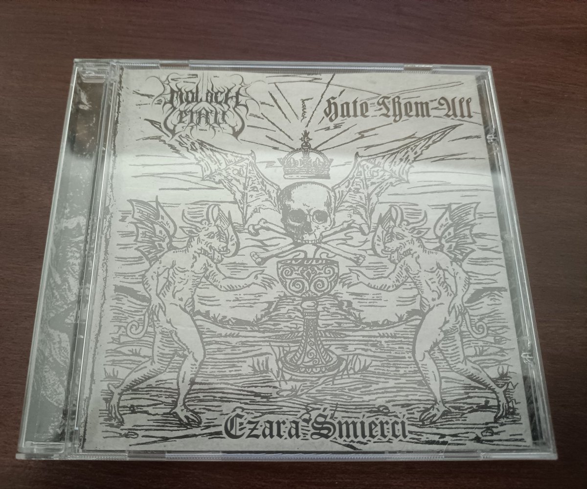 WarProd's tweet photo. #Mailorder
#MolochLetalis / #HateThemAll Czara śmierci
8€+🚚

Very damn good split from these two damn good #BlackMetal bands
Via #OldTemple &amp; #MoonRecords

https://t.co/uQwVVcqjcA

#WarProductions
#SupportTheUnderground
#BlackMetal
#BlackMetalCD
#PolishBlackMetal https://t.co/0FjTe5EAaQ