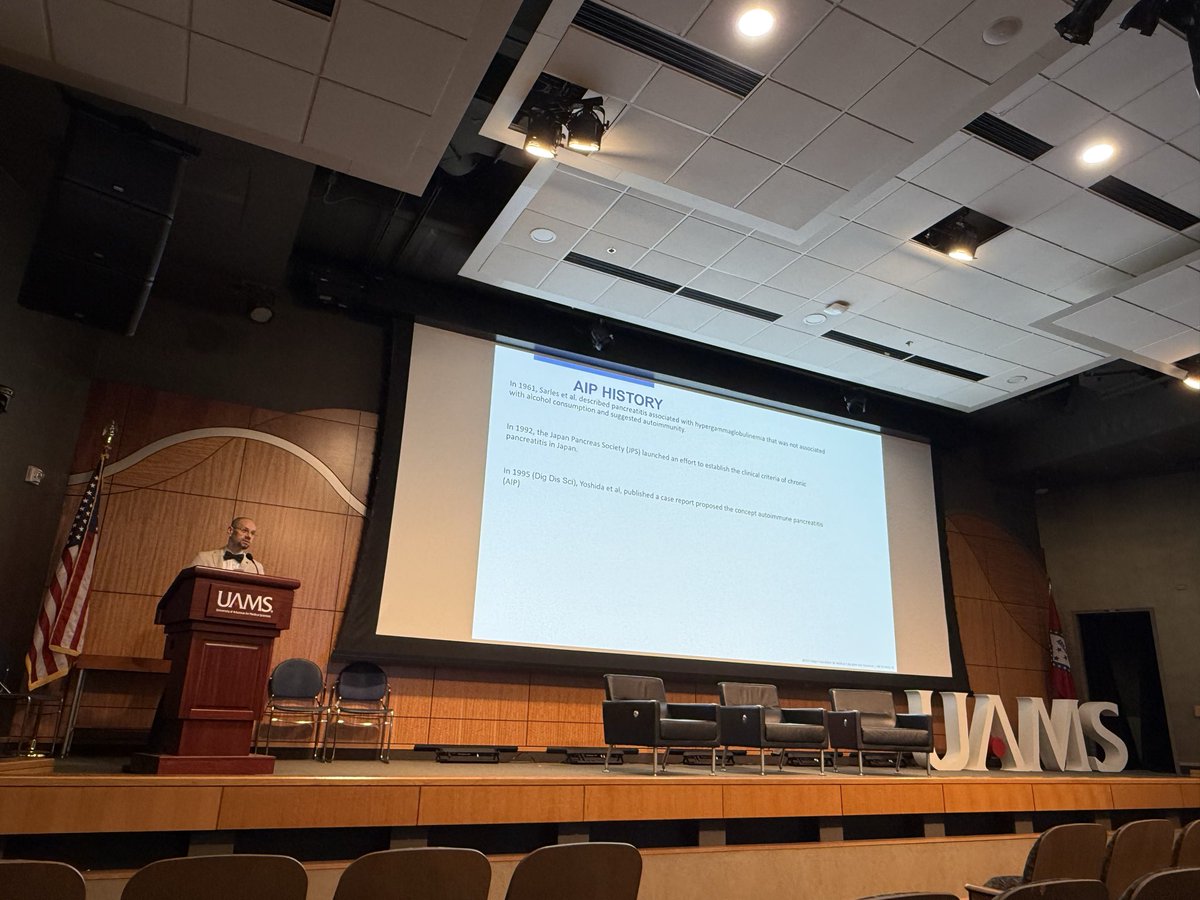 A honor to have <a href="/AshkarMotaz/">Motaz Ashkar, MD, MSCI</a> at UAMS <a href="/uams_GIHep/">UAMS Division of Gastroenterology & Hepatology</a> for an enlightening Grand Rounds on EPI and <a href="/UAMS_GutClub/">UAMS Gut Club</a>  with an awesome talk on AIP. Many Thanks!!!