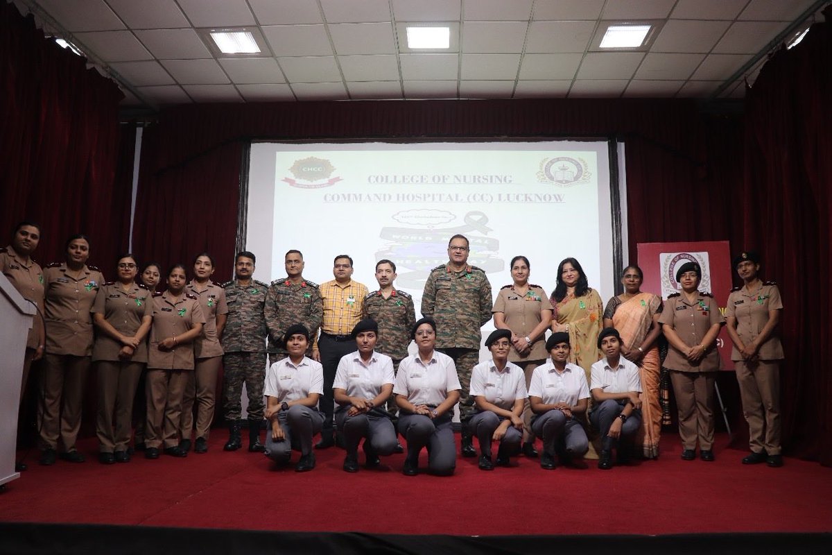 dgafms_mod's tweet image. On the occasion of #WorldMentalHealthDay, the College of Nursing, #CommandHospital (Central Command) conducted a Staff Development Programme featuring expert lectures on the theme “Access to Services: Mental Health during Catastrophes and Emergencies.” The event reinforced #AFMS…