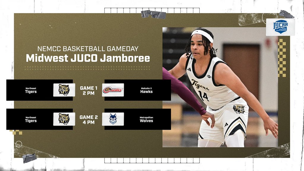 Northeast Tigers (@nemcctigers) on Twitter photo MBK | <a href="/NEMCCBasketball/">NEMCCMen'sBasketball</a> continues its preseason preparations this afternoon at the Midwest Jamboree!
๐ Malcolm X
๐ฐ๏ธ 2 pm
๐ Metropolitan
๐ฐ๏ธ 4 pm
๐ Bradley Beal Center (Chesterfield, MO)
๐บ ($$$) ballertv.com/events/midwestโฆ
๐ฏ #TigerTown MBK | <a href="/NEMCCBasketball/">NEMCCMen'sBasketball</a> continues its preseason preparations this afternoon at the Midwest Jamboree!
๐ Malcolm X
๐ฐ๏ธ 2 pm
๐ Metropolitan
๐ฐ๏ธ 4 pm
๐ Bradley Beal Center (Chesterfield, MO)
๐บ ($$$) ballertv.com/events/midwestโฆ
๐ฏ #TigerTown