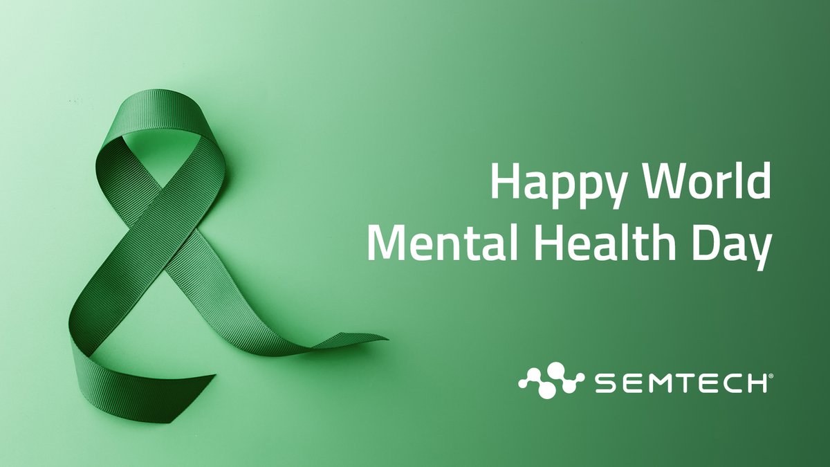 SemtechCorp's tweet image. Happy #WorldMentalHealthDay! 🧠💚
Today we celebrate how technology can care, connect and protect. At Semtech, our solutions help empower mental health and wellbeing by enabling smarter, more compassionate services worldwide.

#Semtech #IoT #ConnectedHealth #MentalHealthMatters