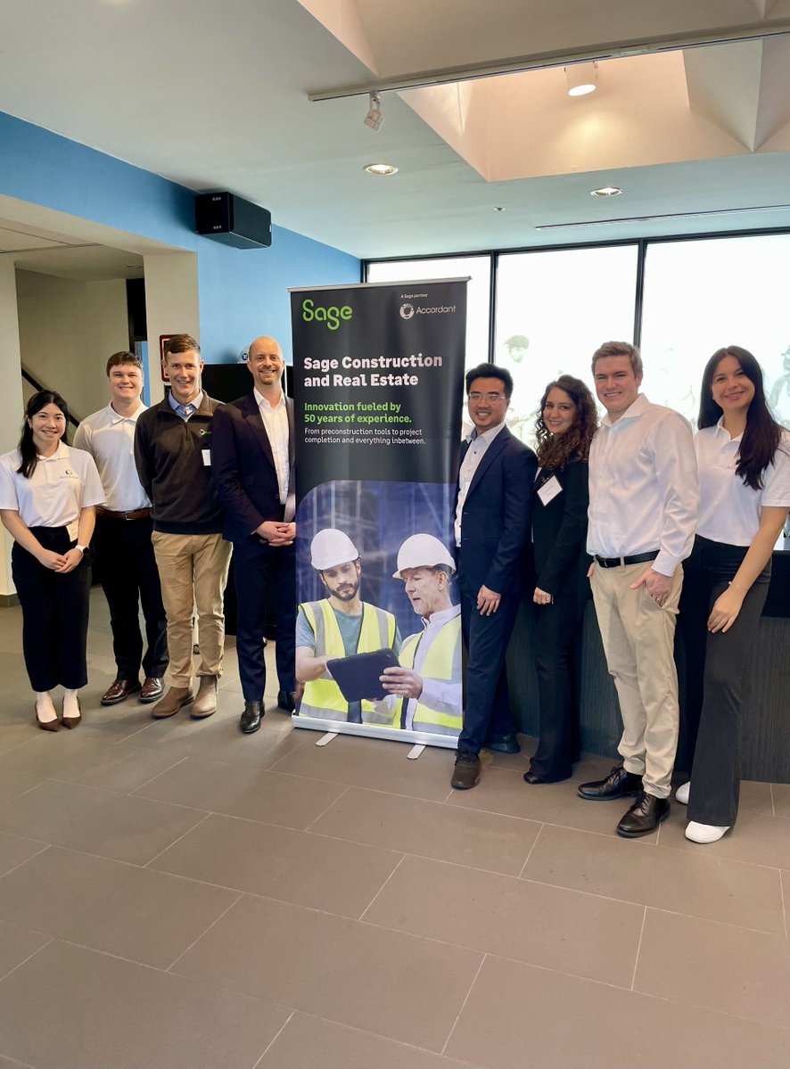 Accordant_Co's tweet image. A big thank you to everyone who joined us for two engaging sessions on Sage Intacct and Sage Construction Management in Toronto this week!
Looking forward to seeing you at the next one!
#ConstructionSoftware #SageIntacct #CloudSolutions #SageConstructionManagement #Networking