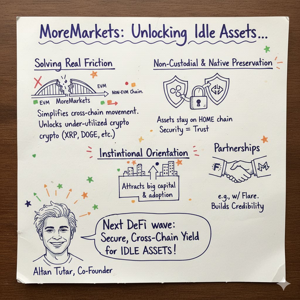 MShajahan9632's tweet image. The strengths of the @moremarketsxyz are highlighted below.

Solving real friction: many crypto assets are under utilized simply because holders don’t want to move them through risky bridges, or deal with complexity. MoreMarkets’ value proposition directly addresses that.

Non…