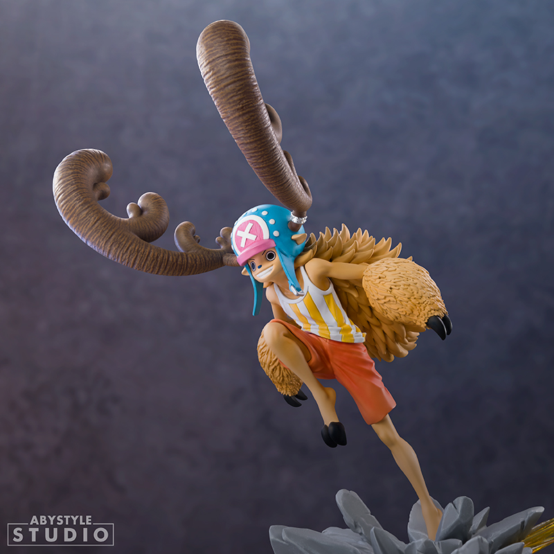 NEW! 💥 AVANT-PREMIERE ON THE ABYSTYLE WEBSITE AND IN ABYSTYLE FULL STUFF STORES!

In Horn Point mode, Tony Tony Chopper stands tall, his massive horns ready to fight!

🆕 Available for pre-order now!

#OnePiece #Chopper