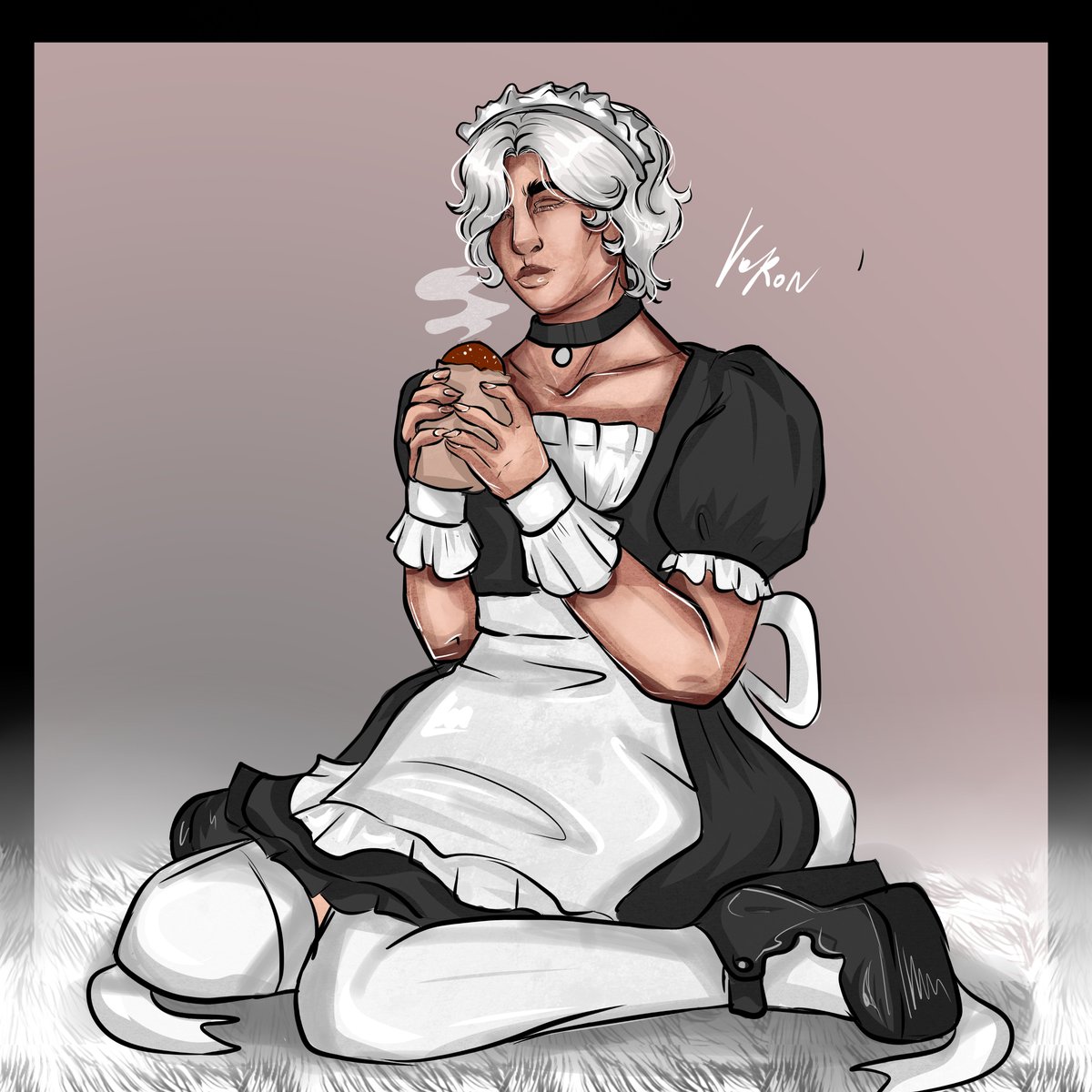 #украртпідтримка #укртві #украрт 

Просто Рой в костюмі покоївки, нічого такого 🫢