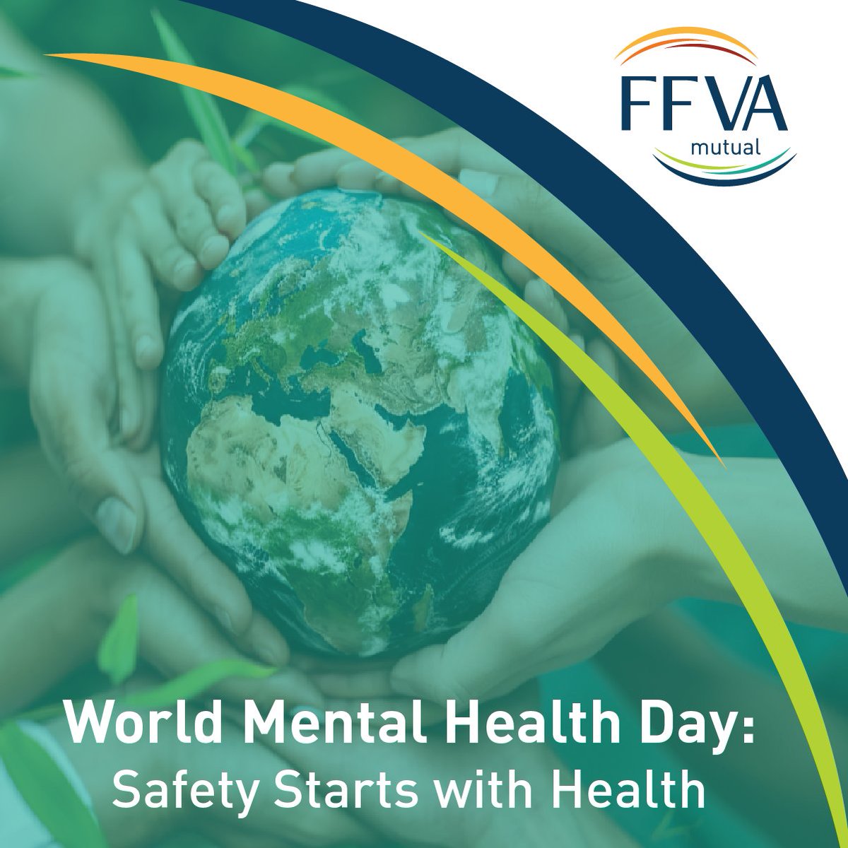 Healthy minds are the foundation of a safe workplace. This Mental Health Day, prioritize wellness and support, your team deserves it. #FFVAMutual #WorkersComp #WorldMentalHealthDay