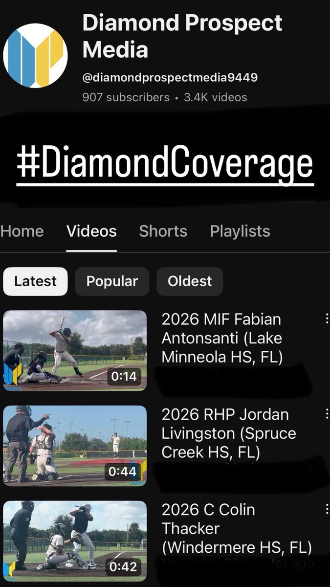 DiamondProMedia's tweet image. Over on our #YouTube channel we’ve continued to upload player videos from recent fall events we’ve attended with #Uncommitted players to #mlbdraft prospects. Scouting reports are provided in the description. Interested in individual player coverage? DM us! youtube.com/@diamondprospe…