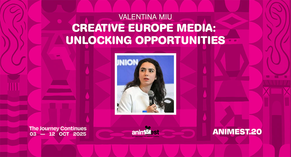 Ce oportunități de finanțare oferă Creative  Europe MEDIA cineaștilor români de astăzi? Vă invităm la o discuție despre  liniile de finanțare dedicate, precum și despre programele care sprijină dezvoltarea  proiectelor, prezentată de Valentina Miu