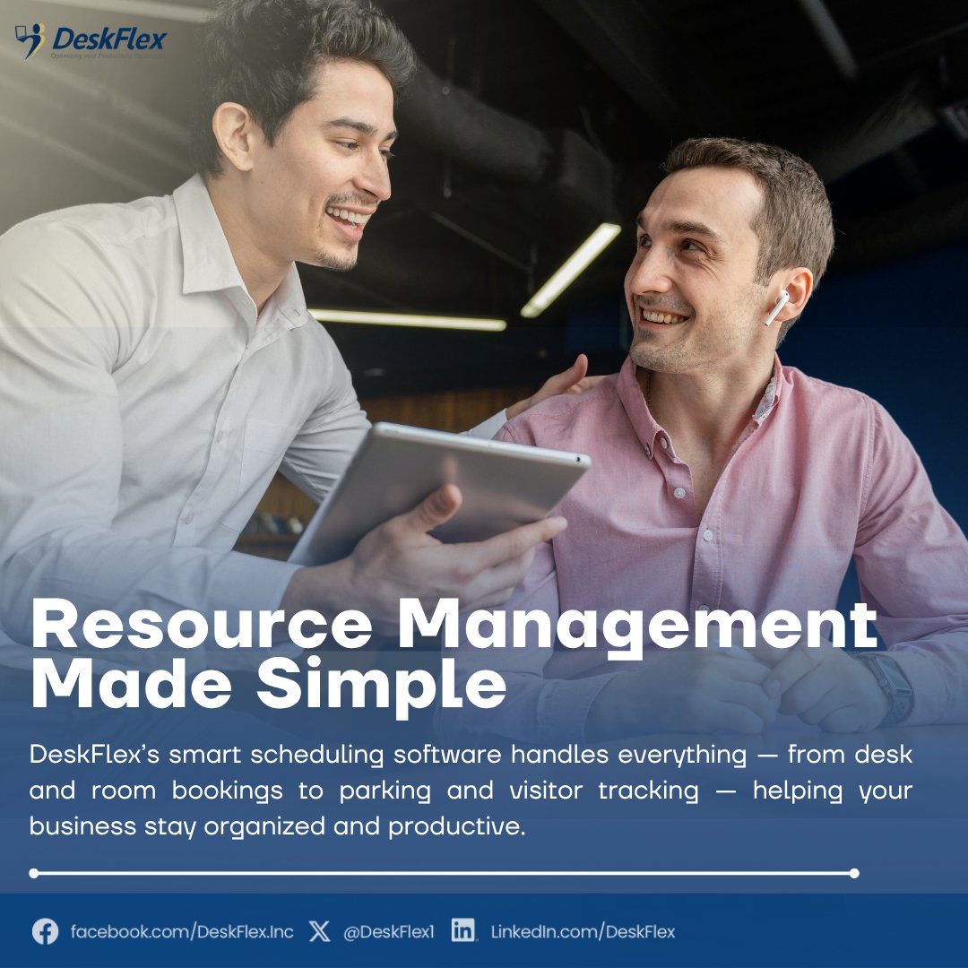DeskFlex1's tweet image. One platform, total control.
DeskFlex makes it easy to schedule, track, and manage every resource—
Discover the smarter way to manage your workspace 👉 deskflex.com
#DeskFlex #WorkplaceTech #SmartScheduling