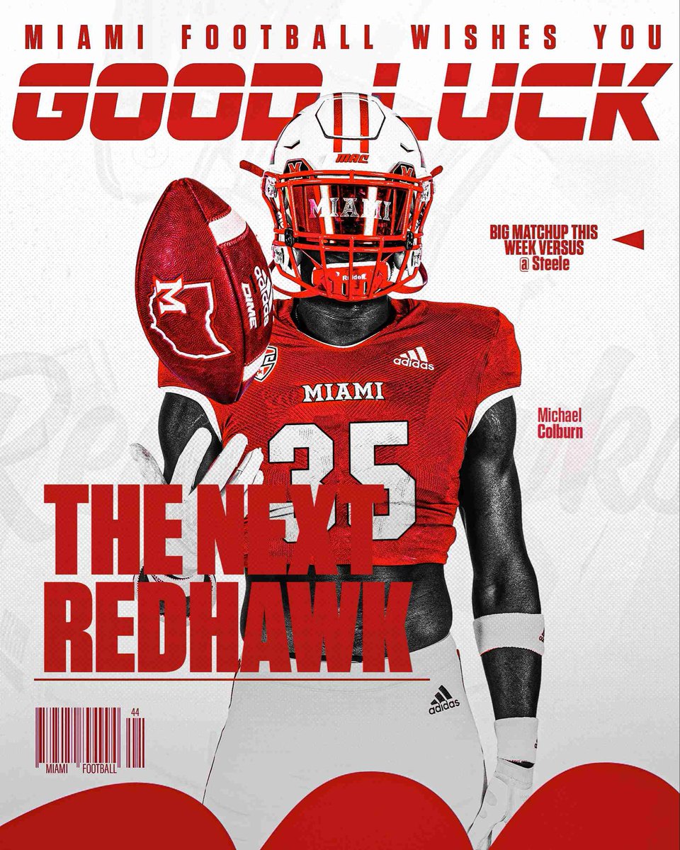 ColburnMichael0's tweet image. Appreciate the love! @MiamiOHFootball @ldavenport88