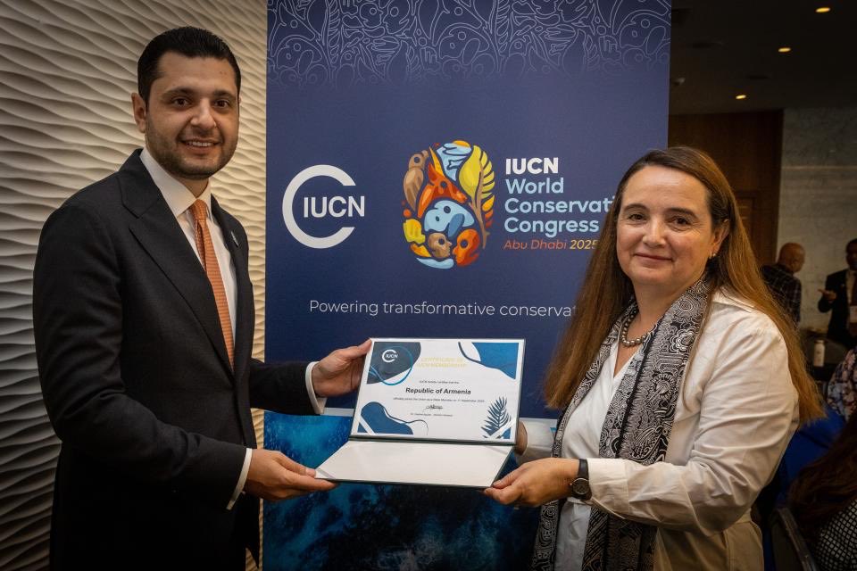 armenpress's tweet image. Armenia officially joins International Union for Conservation of Nature
armenpress.am/en/article/123…