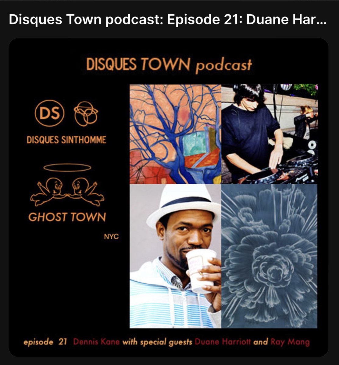 disquesTOWN podcast with Brother Raj - Ray Mang and Dr.Duane is up now.Shouts to <a href="/dreamchimney/">Dream Chimney</a> for the reissue!

soundcloud.com/the-dream-chim…