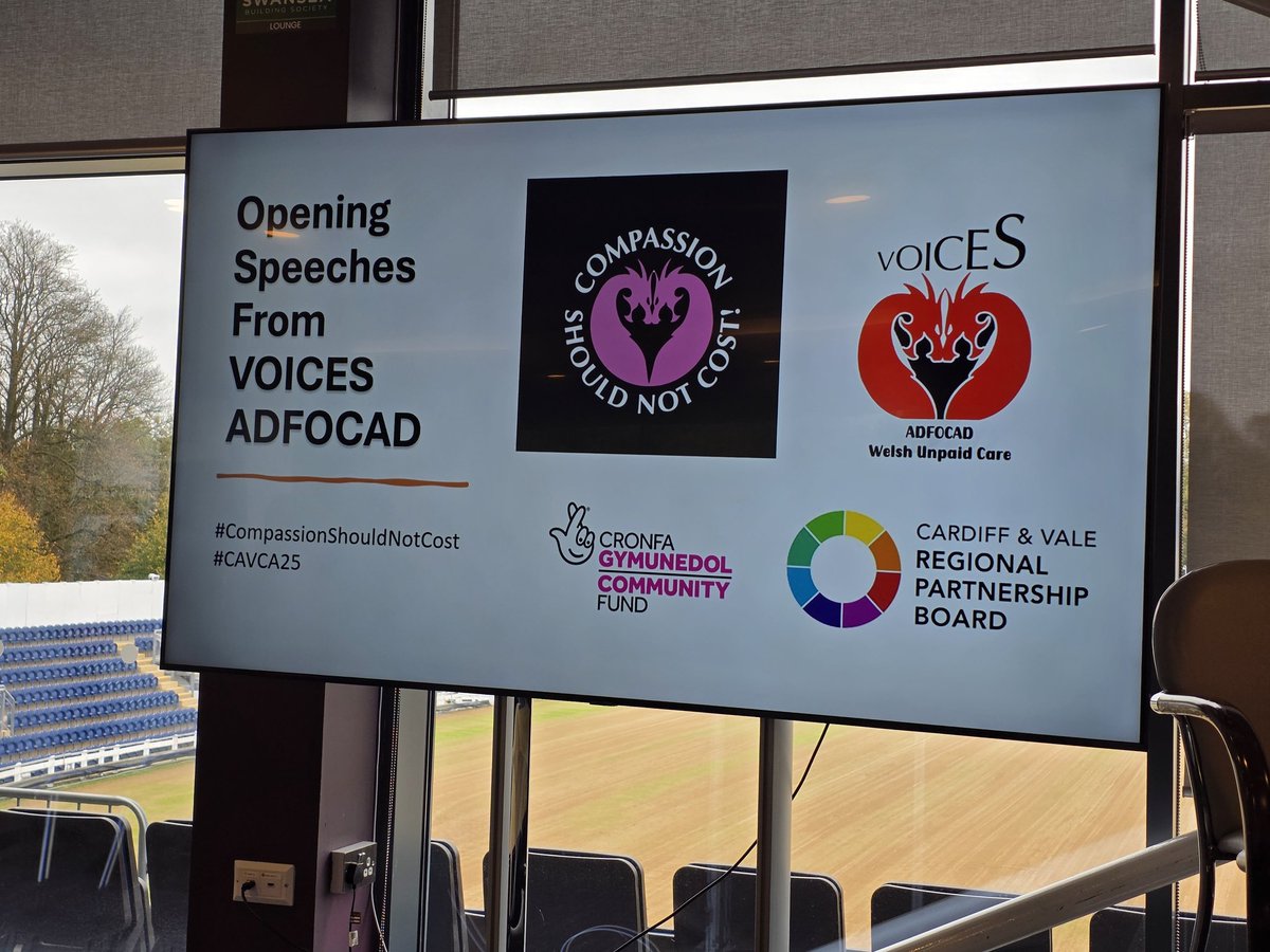 9th_Dr's tweet photo. What a great day at the Unpaid Carers Assembly organised by @VoicesWales and thanks for allowing me to help out.
Really powerful and moving panels today.
Looking forward to bext years.
#UnpaidCarers #CVCA25
#CompassionShouldNotCost https://t.co/m4uaDXl90N
