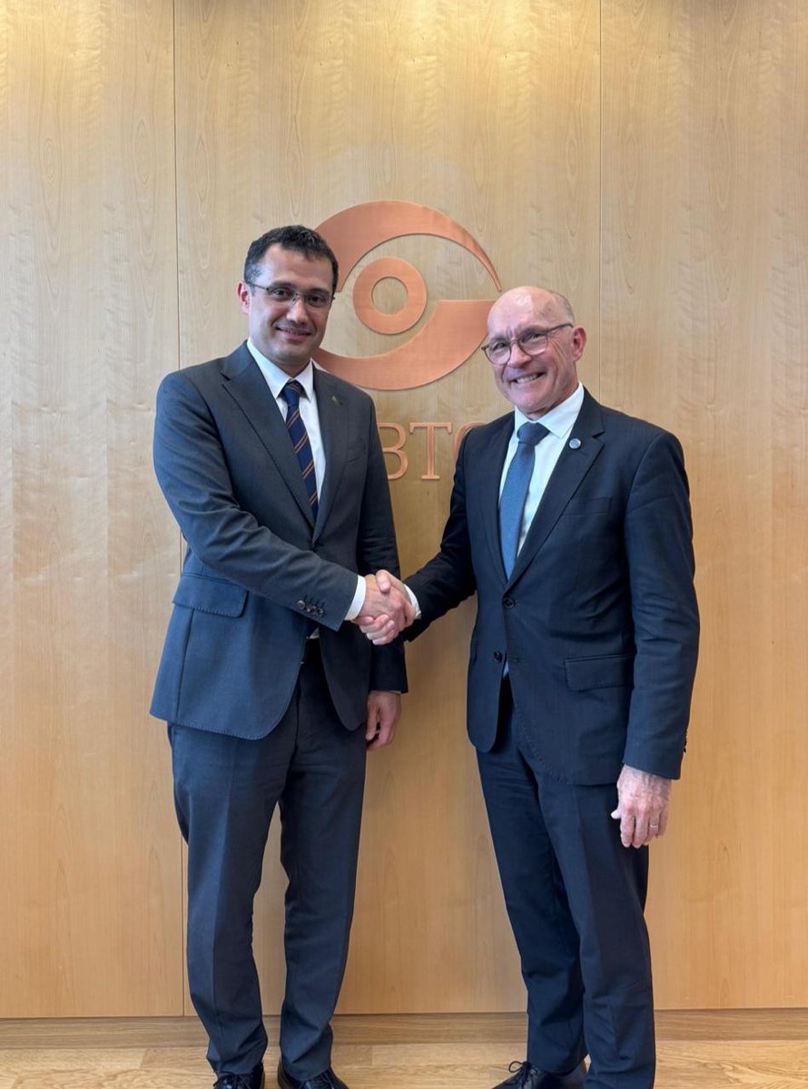 On 8 October 2025, the Permanent Representative of Turkmenistan to the United Nations in Vienna, H.E. Ambassador Hemra Amannazarov, held a constructive meeting with Dr. Robert Floyd, Executive Secretary of the CTBTO, at the Organization’s headquarters in Vienna.