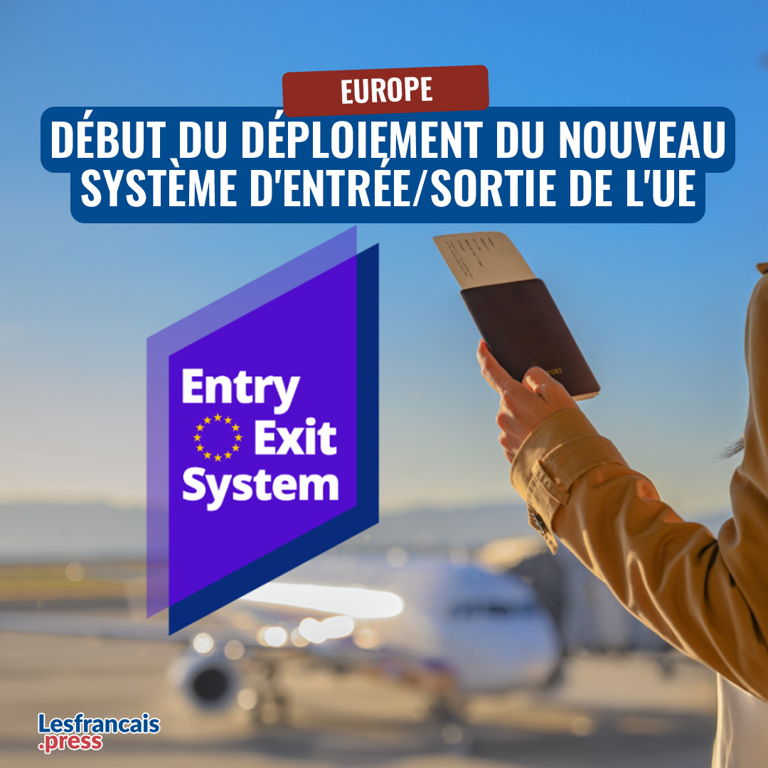 🛂 Nouveau système de contrôle aux frontières de l'UE dès le 12 octobre 🇪🇺
Enregistrement biométrique obligatoire pour tous les non-Européens : empreintes digitales et scan facial. Les conjoints et enfants de Français sans papiers européens sont également concernés !
Pour tout