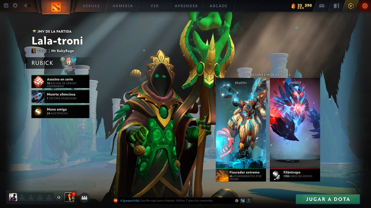 Lumys_Guide's tweet photo. After posting something for a while, this time my Rubick Mid was inspired by Lalatroni's build. Lately, every time I release Rubick, Timbersaw, and Pudge, I try to play them like him. https://t.co/3fblft4lQU